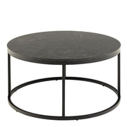 Spiro Coffee Table with Melamine Top and Legs – Black – image 2