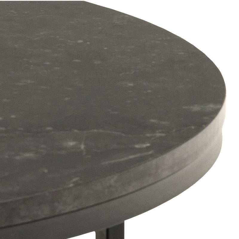 Spiro Coffee Table with Melamine Top and Legs – Black – image 5