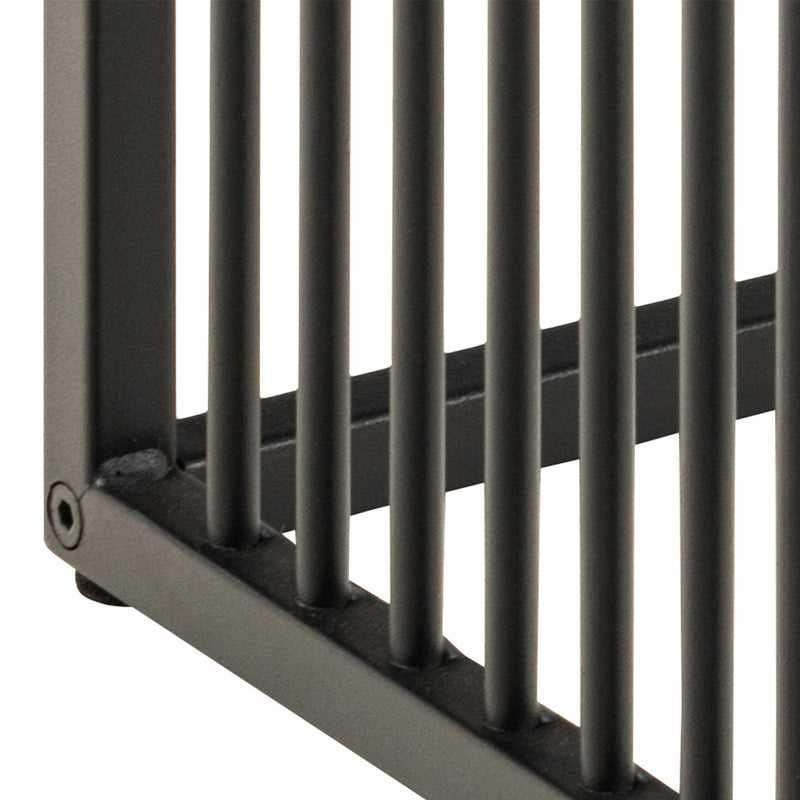 Strington Side Table – Black & Glass – image 9