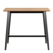 Roxby Bar Table in Oak & Black – image 2