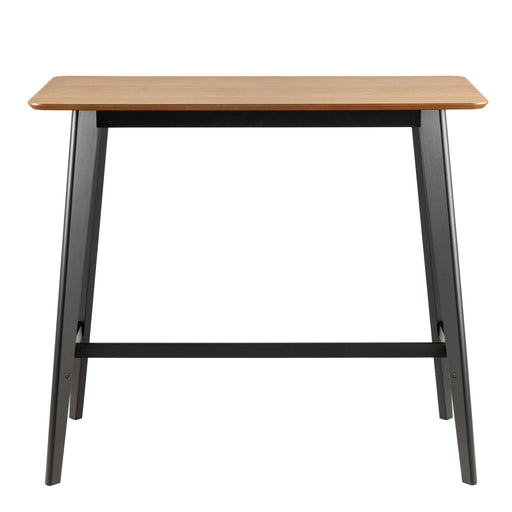 Roxby Bar Table in Oak & Black – image 2