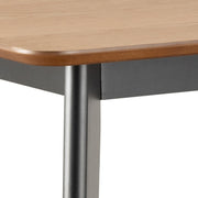 Roxby Bar Table in Oak & Black – image 6