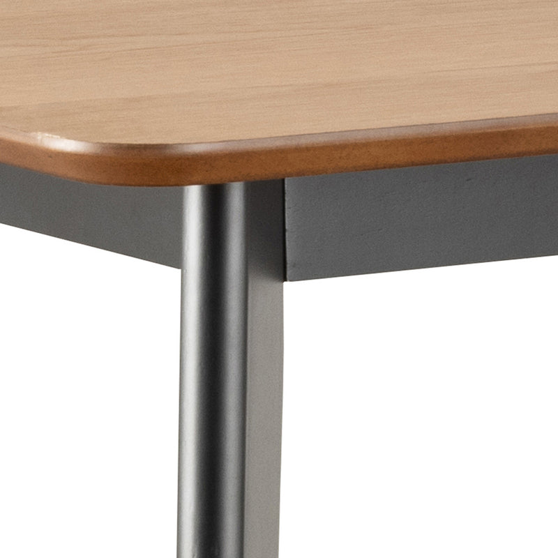 Roxby Bar Table Included 2 Roxby Bar Stool, Black and Oak – image 4
