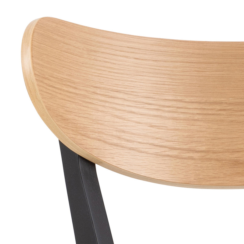 Roxby Bar Table Included 2 Roxby Bar Stool, Black and Oak – image 8