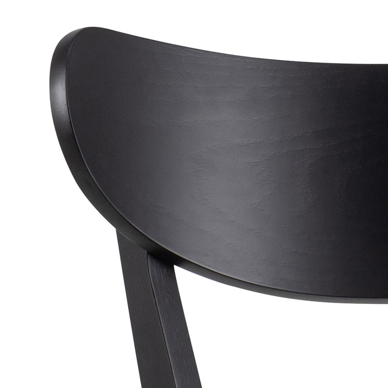Roxby Bar Table in Black & Oak Included 4 Roxby Bar Stool in Black – image 8