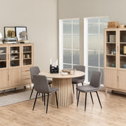 Becca Dining Chair Set of 4 – Brown – image 4