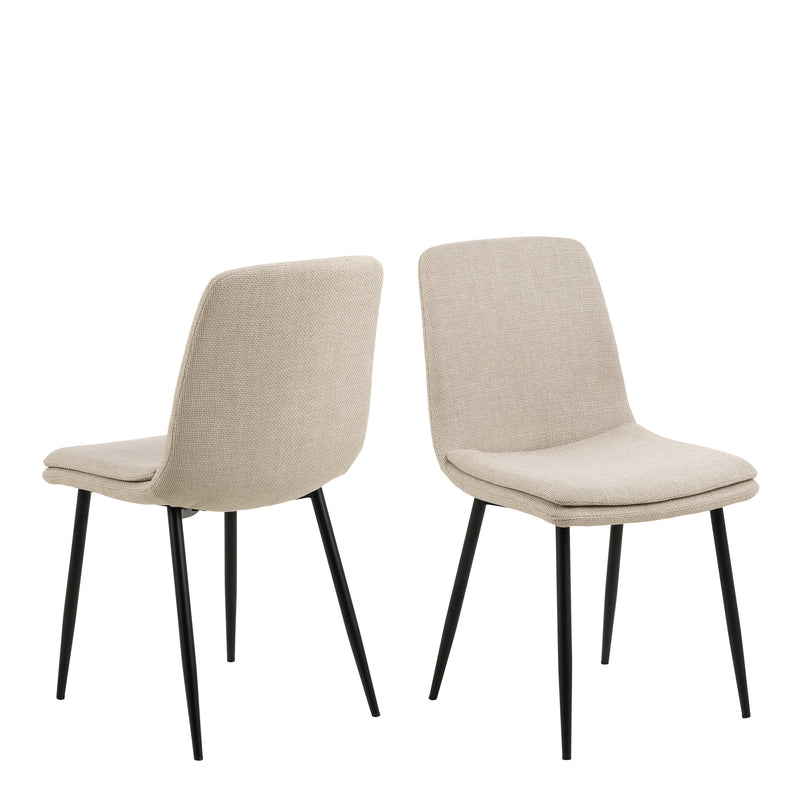 Becca Dining Chair Set of 4 – Beige – image 1