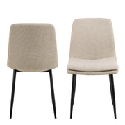 Becca Dining Chair Set of 4 – Beige – image 2