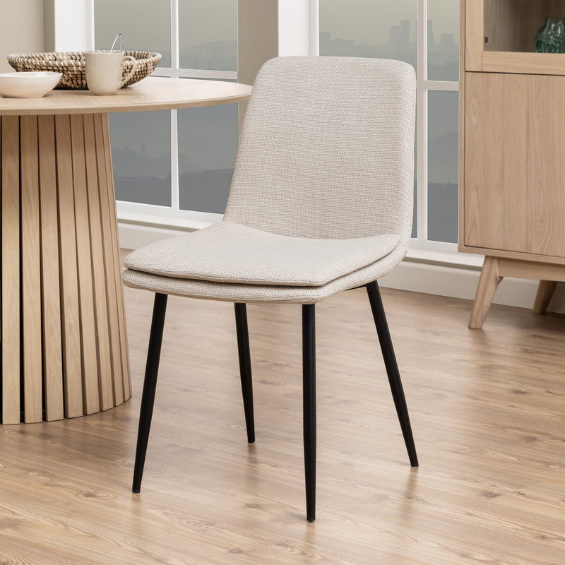 Becca Dining Chair Set of 4 – Beige – image 5