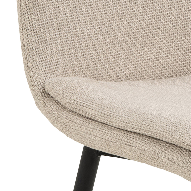 Becca Dining Chair Set of 4 – Beige – image 6