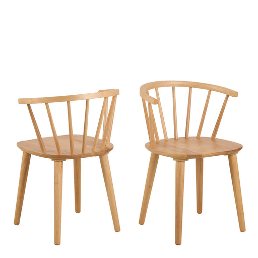 Ida Dining Chair Set of 2 – Oak – image 1