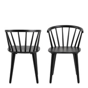 Ida Dining Chair Set of 2 – Black – image 2