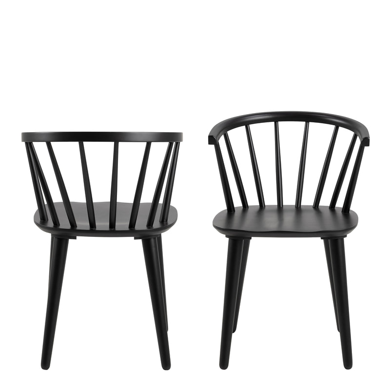 Ida Dining Chair Set of 2 – Black – image 2
