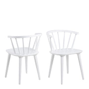 Ida Dining Chair Set of 2 – White – image 1