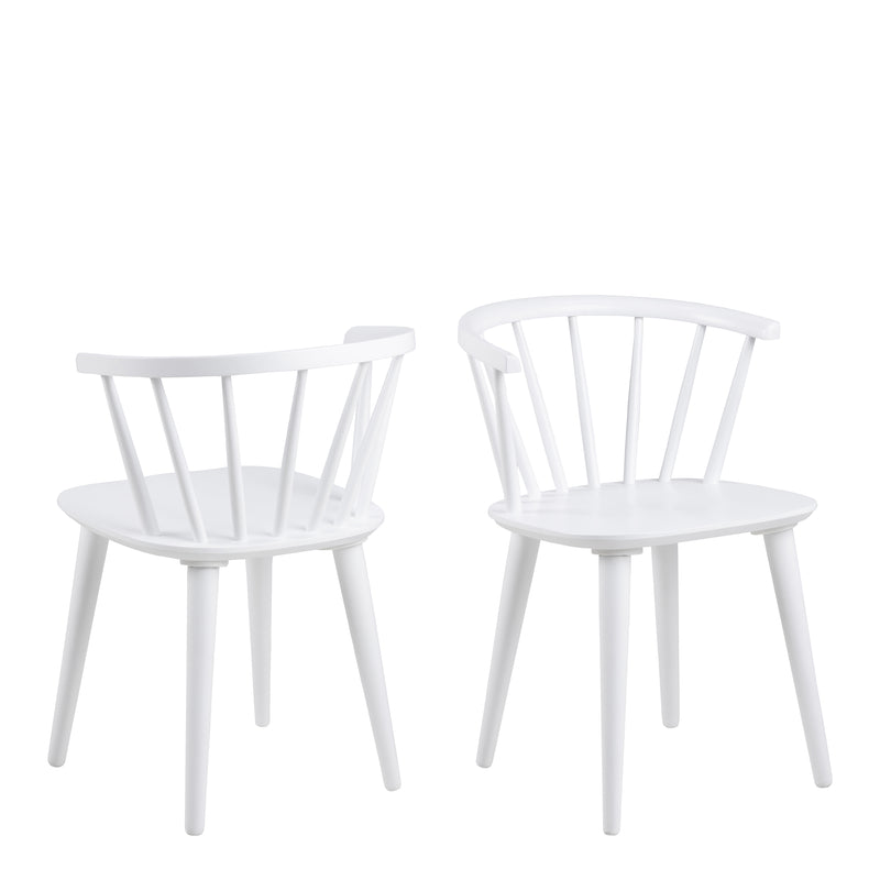Ida Dining Chair Set of 2 – White – image 1