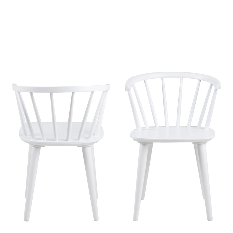 Ida Dining Chair Set of 2 – White – image 2