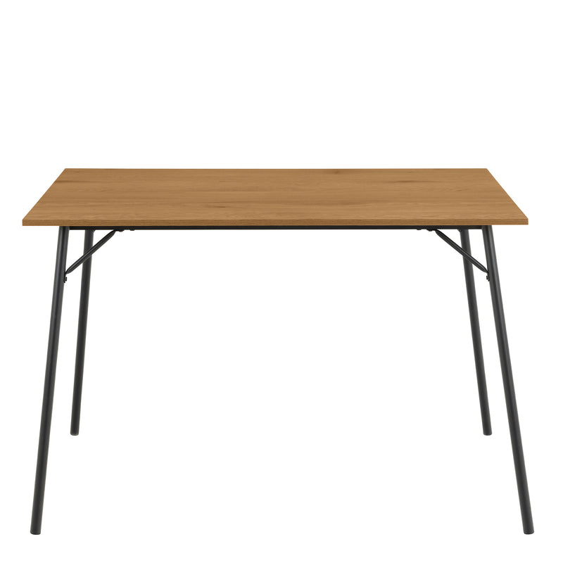 Peru Dining Table in Black and Oak Included 4 Peru Dining Chair in Steel and Oak – image 3