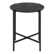 Lamoine Round Side Table in Matt Black – image 2