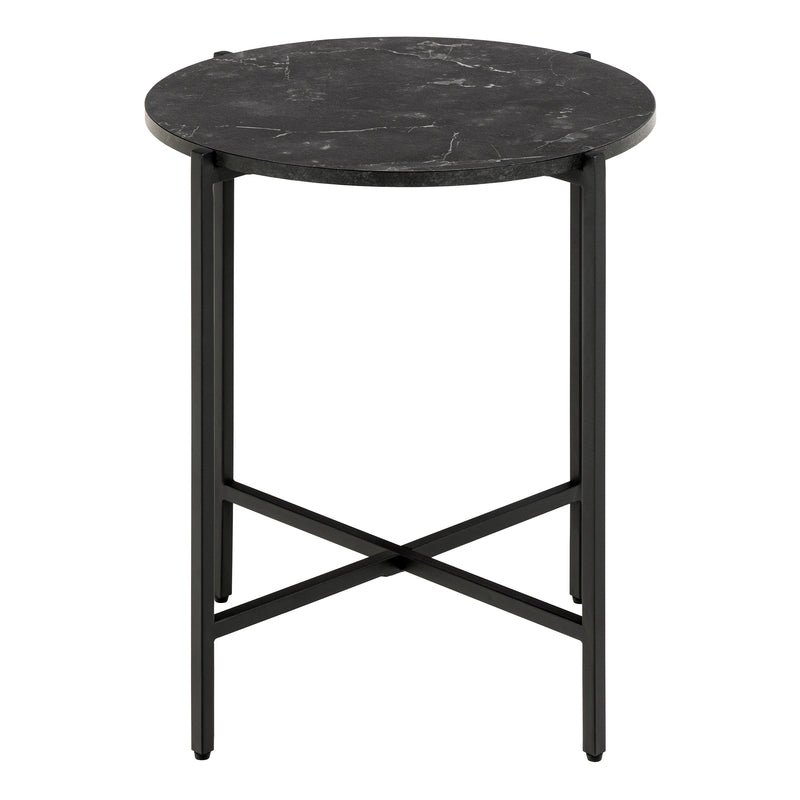 Lamoine Round Side Table in Matt Black – image 2
