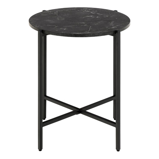 Lamoine Round Side Table in Matt Black – image 2
