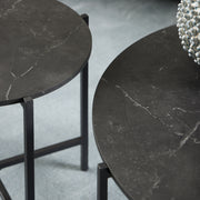 Lamoine Round Side Table in Matt Black – image 5
