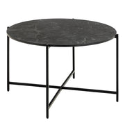 Lamoine Round Coffee Table in Matt Black – image 1