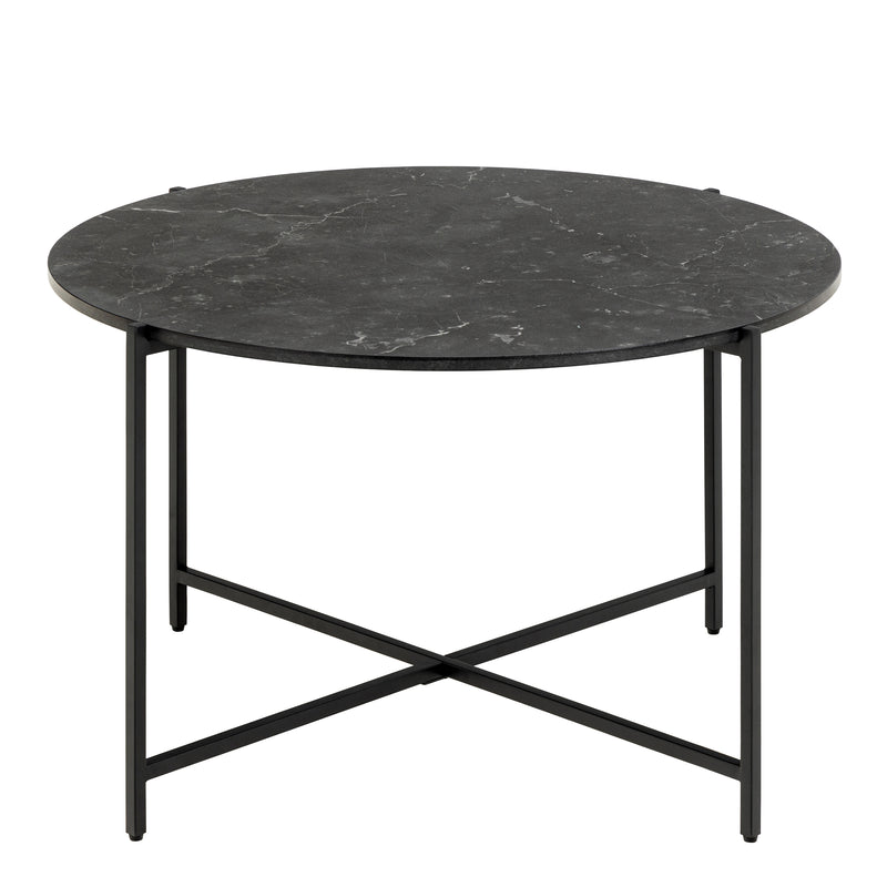 Lamoine Round Coffee Table in Matt Black – image 2