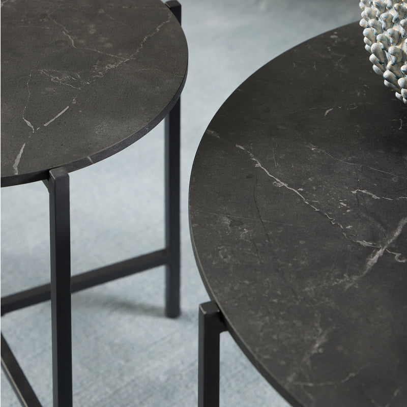 Lamoine Round Coffee Table in Matt Black – image 5
