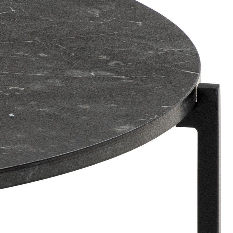Lamoine Round Coffee Table in Matt Black – image 6