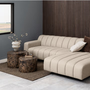Dice Round Coffee Table Set of and Delhi Rough Paper – Brown – image 3