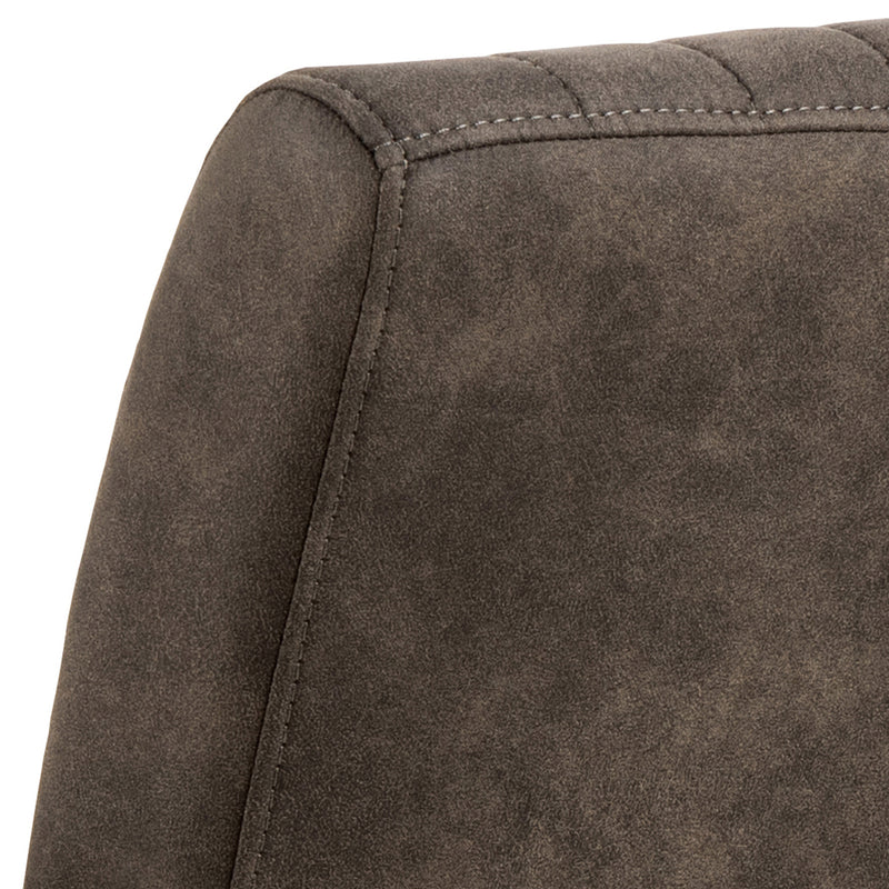 Adele Dining Chair Fabric Set of 2 – Grey – image 6