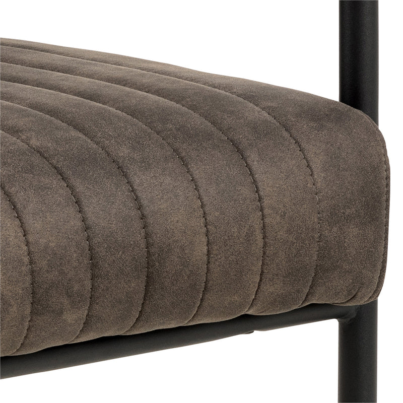 Adele Dining Chair Fabric Set of 2 – Grey – image 8