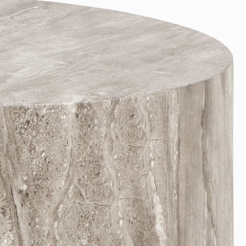 Dice Round Coffee Table Set – Grey – image 6