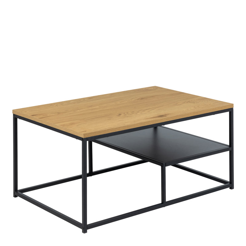 Gila Coffee Table with Open Shelf – Oak – image 3