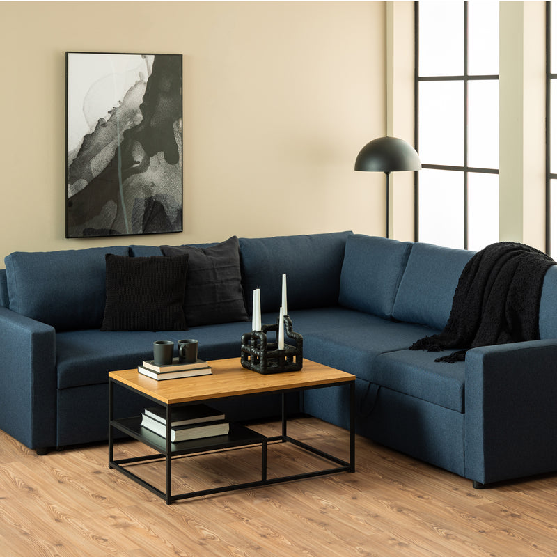Gila Coffee Table with Open Shelf – Oak – image 4