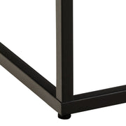 Barossa Coffee Table with Marquina Top and Steel Base – Black – image 6