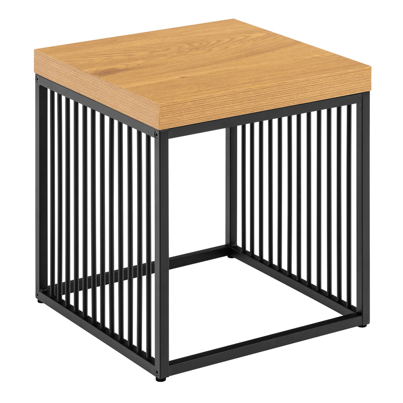 Strington Side Table – Black & Oak – image 1