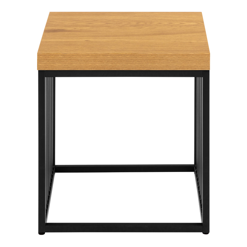 Strington Side Table – Black & Oak – image 2