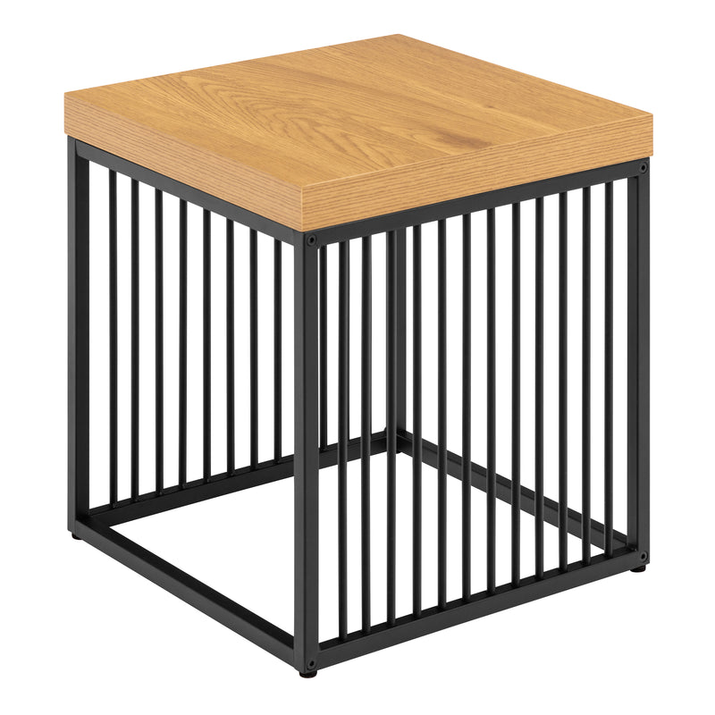 Strington Side Table – Black & Oak – image 3
