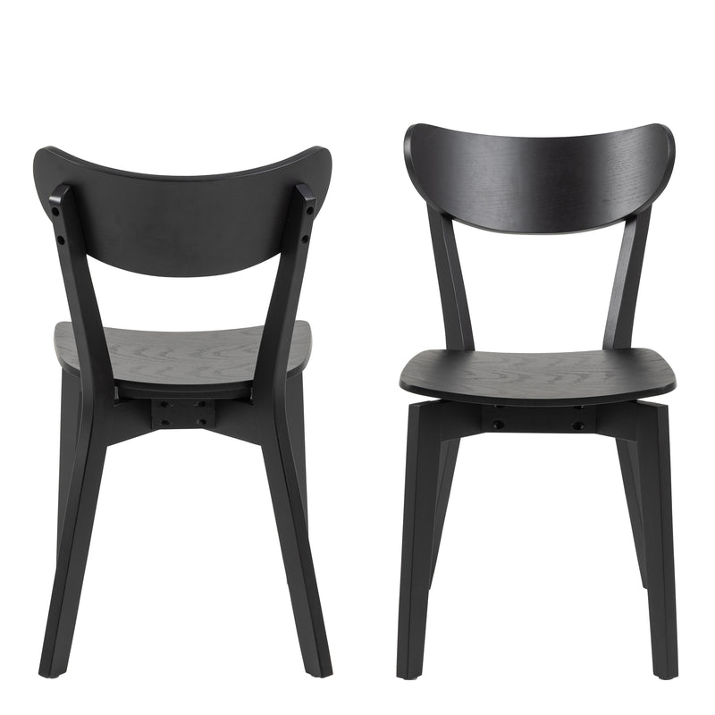 Roxby Dining Chair Set of 2 – Black – image 2