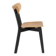Roxby Dining Chair Set of 2 – White & Oak – image 3