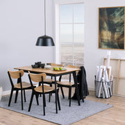 Roxby Dining Chair Set of 2 – White & Oak – image 5