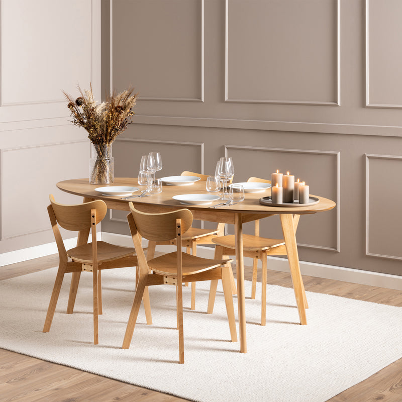 Roxby Dining Chair Set of 2 – Oak – image 4