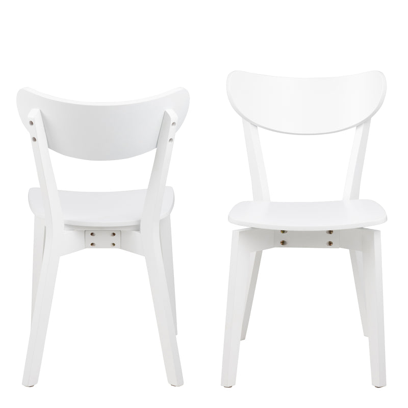 Roxby Dining Chair Set of 2 – White – image 2