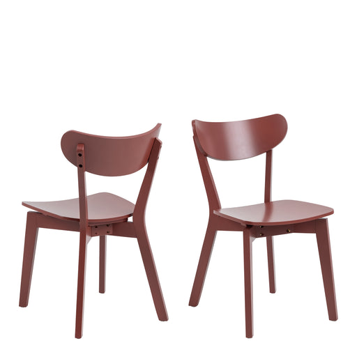 Roxby Dining Chair in Terracotta (Set of 2) – image 1