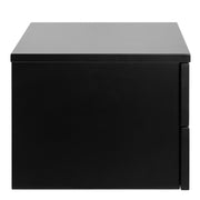 Avignon Bedside Table with 2 Drawers – Black – image 3