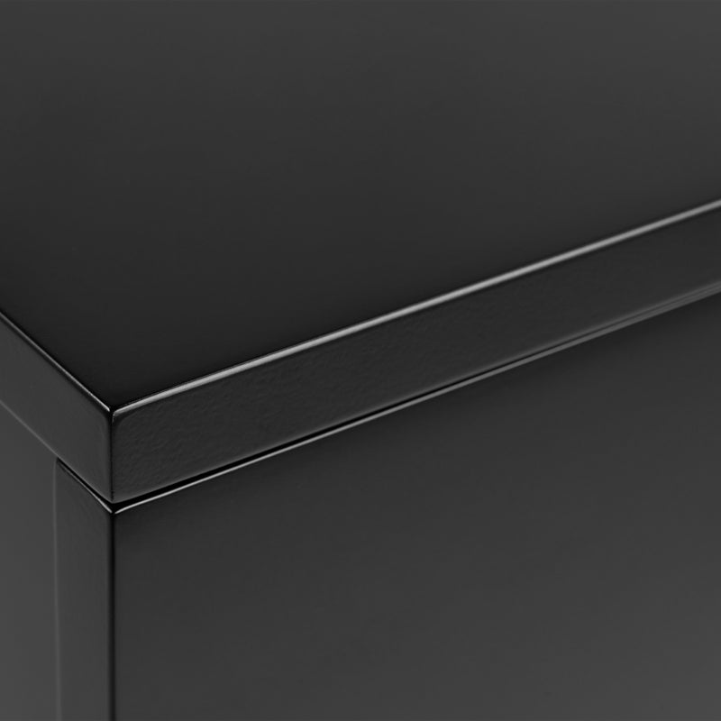 Avignon Bedside Table with 2 Drawers – Black – image 6