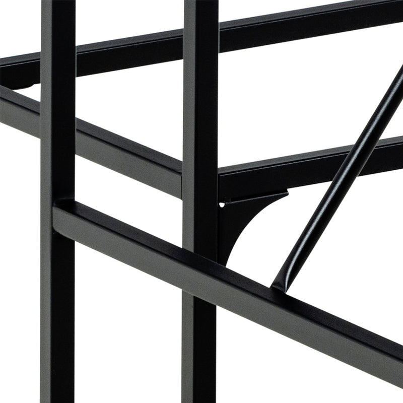 Bahamas Bar Table Set in Black and Oak – image 9