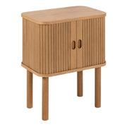 Langley Square Bedside Table in Oak – image 1