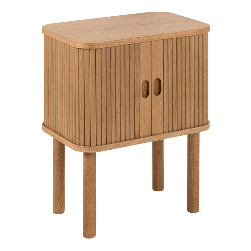 Langley Square Bedside Table in Oak – image 1